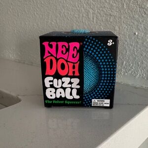 Needoh fuzzball in blue